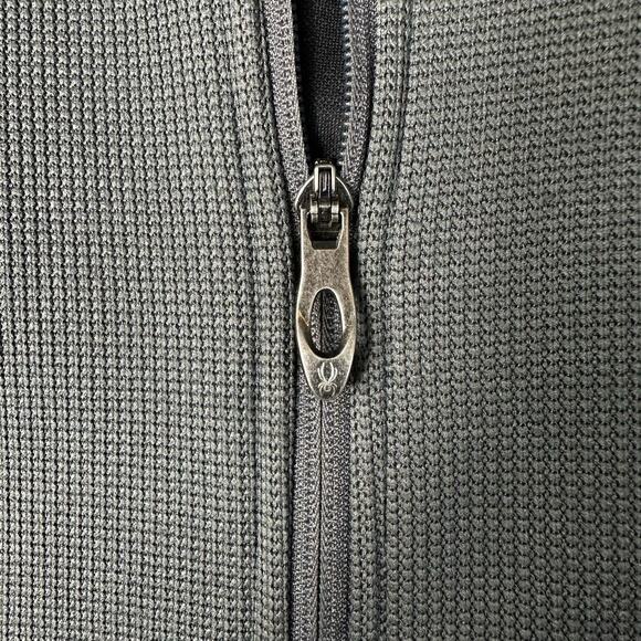 Spyder Jacket Constant Full Zip Sweater Fleece Knit Jacquard Gray Black M - Picture 11 of 13